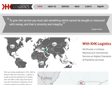 Tablet Screenshot of khk-logistics.com